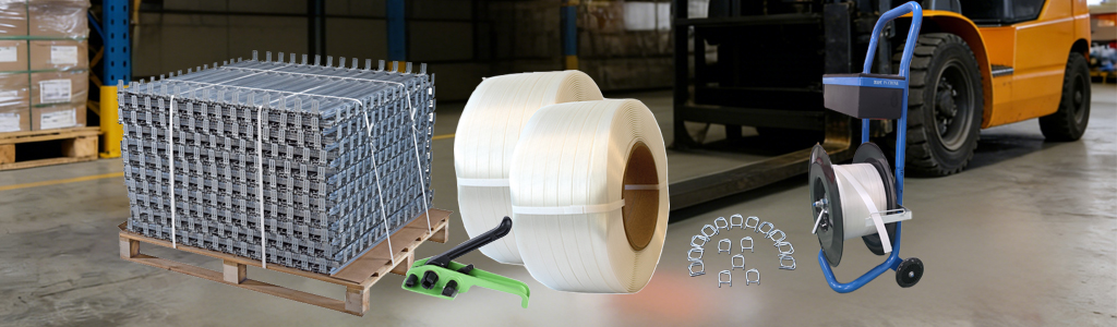 Baler strapping